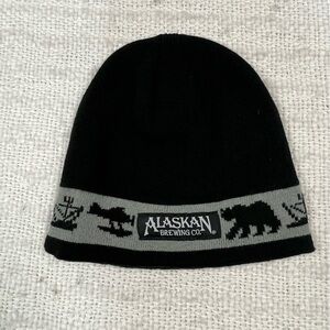 RARE‼️Alaskan Brewing Co. Black Knit Beanie